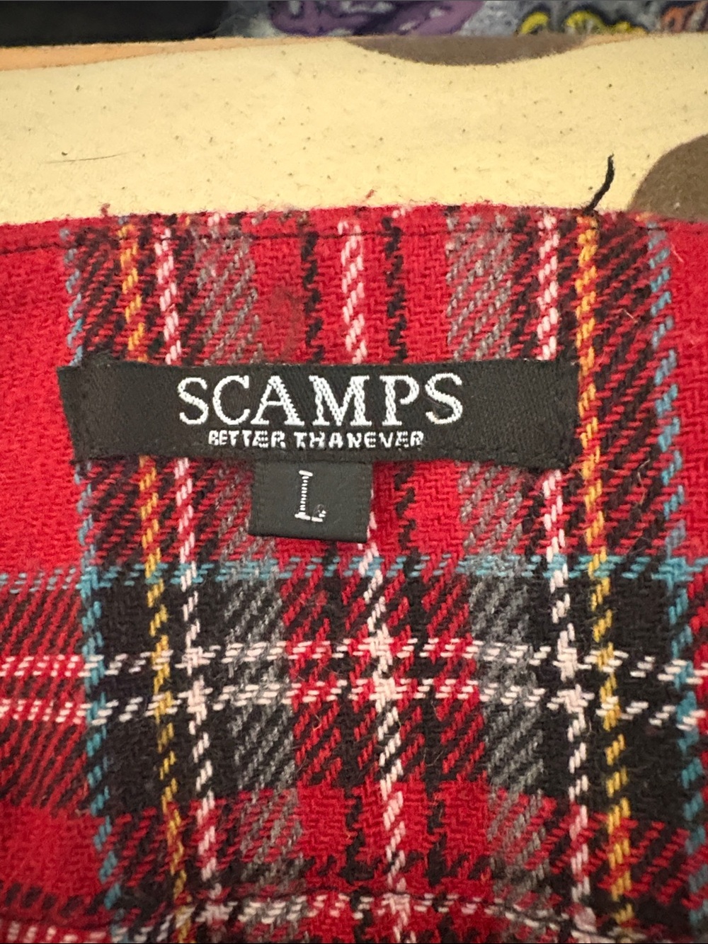 Red Plaid Bow Mini Skirt - Picture 5 of 6